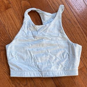 Outdoor Voices Light Blue Crop Top Bra - S